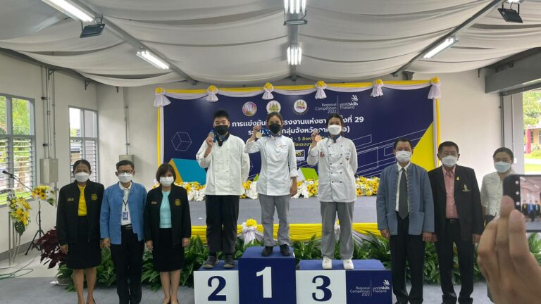 DTC brings back gold medals from “The 29th WorldSkills Thailand Regional Competition 2022”