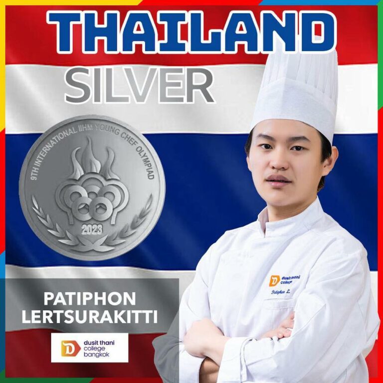“นักศึกษา DTC เด็กไทยหนึ่งเดียวบนเวทีเชฟโลก” คว้าอันดับ 2 Young Chef Olympiad 2023 “