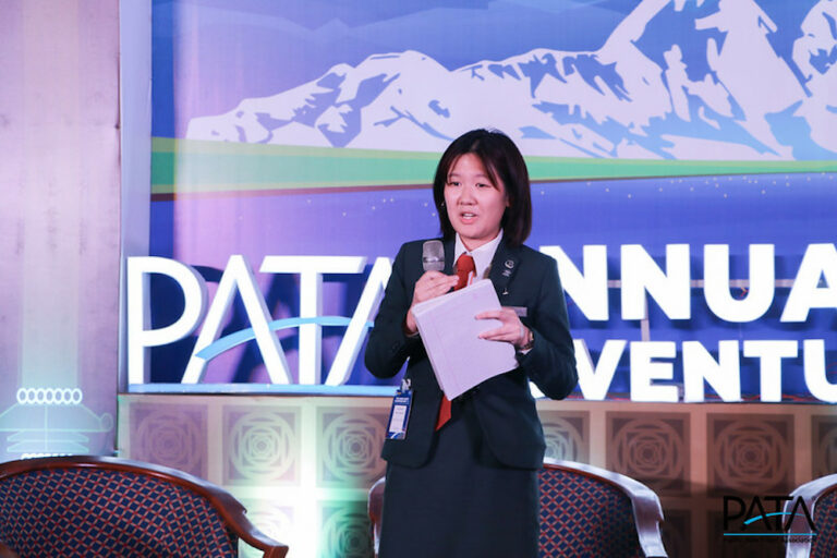 “Dusit Thani College Student Represents Thailand’s Youth at PATA Annual Summit & Adventure Mart 2023”