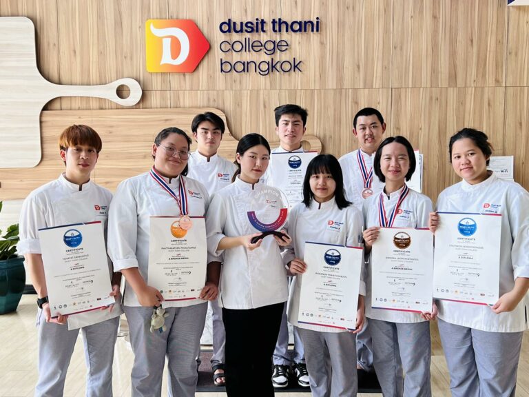 Dusit Thani College’s Hotel Management and Culinary Arts students showcase their skills and sweep awards from Pattaya Hospitality Show 2023