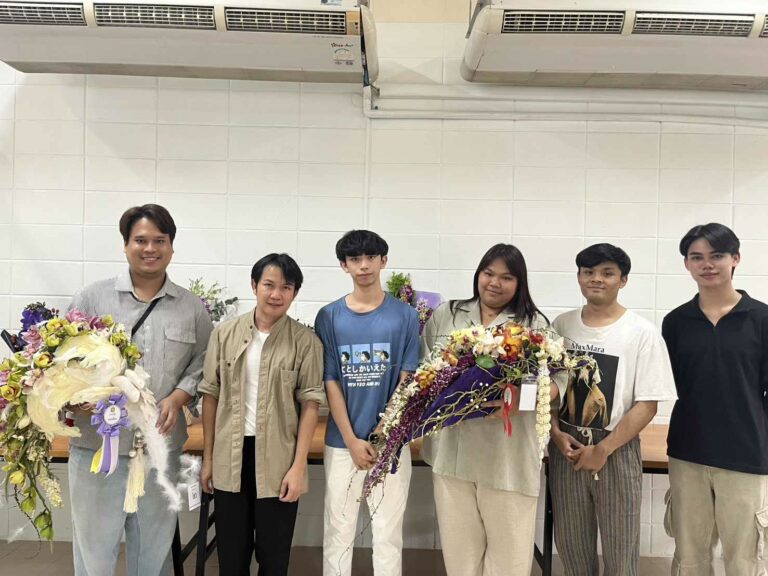 Dusit Thani College wins 3 grand prizes from the flower arrangement competition at Kaset Fair 2025 