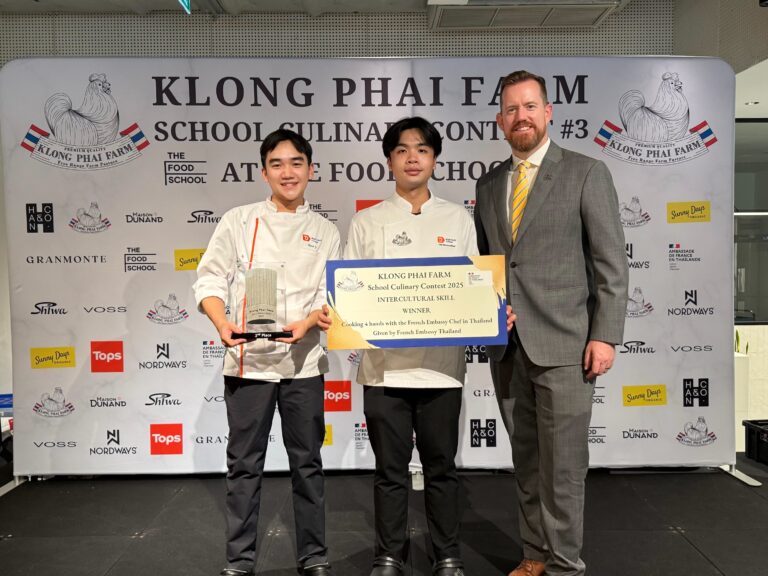 วิทยาลัยดุสิตธานีคว้ารางวัลจากรายการ Klong Phai Farm School Culinary Contest 