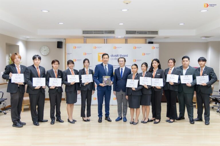 วิทยาลัยดุสิตธานีและ The Diplomat Network ชื่นชมนักศึกษาร่วมงานระดับโลก Dinner Incredible Thailand 2025