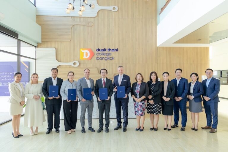 วิทยาลัยดุสิตธานีเซ็น MoU กับ 4 โรงแรมชั้นนำ พัฒนาศักยภาพนักศึกษาสู่มืออาชีพในอุตสาหกรรมบริการ