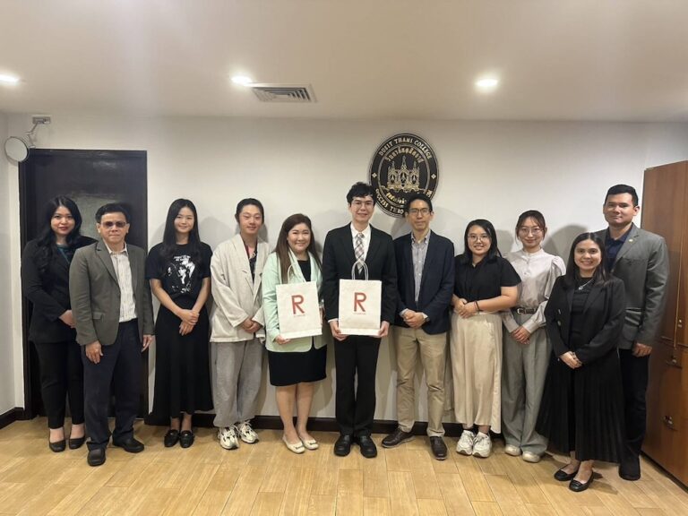 วิทยาลัยดุสิตธานีต้อนรับคณะจาก Ritsumeikan University ประเทศญี่ปุ่น