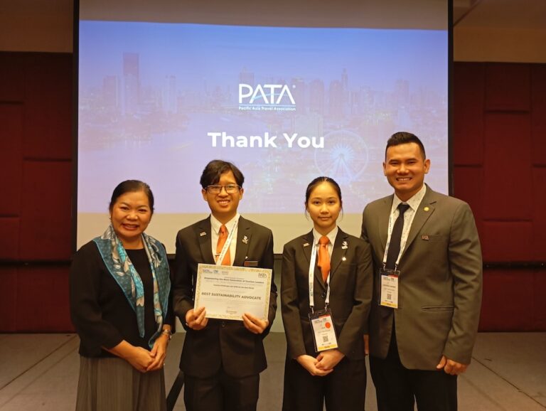 วิทยาลัยดุสิตธานีเสริมสร้างประสบการณ์ระดับสากลให้นักศึกษาในงาน PATA Youth Future Forward