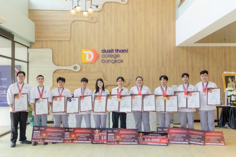 นักศึกษาวิทยาลัยดุสิตธานีกวาดหลากหลายรางวัลจากงาน Makro HoReCa ครั้งที่ 18 