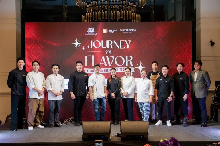 วิทยาลัยดุสิตธานีร่วมกับสมาคมศิษย์เก่าฯ และโรงแรมดุสิต ปริ๊นเซส ศรีนครินทร์ จัดดินเนอร์การกุศล รวม 12 เชฟศิษย์เก่าชื่อดัง