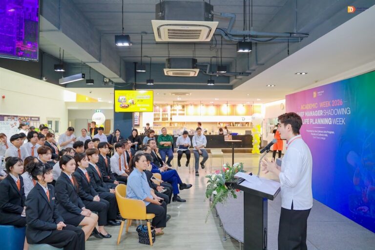 วิทยาลัยดุสิตธานี จัดงาน “Chef Manager Shadowing & Life Planning Week” สะท้อนเงาความเป็นมืออาชีพของสาขาศิลปะการประกอบอาหาร 