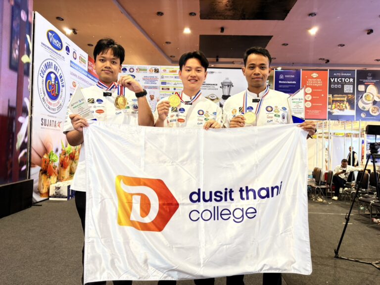 นักศึกษาวิทยาลัยดุสิตธานีคว้า 7 เหรียญรางวัลจากการแข่งขัน The 18th ICF Culinary Art India Competition 2026 ที่อินเดีย 