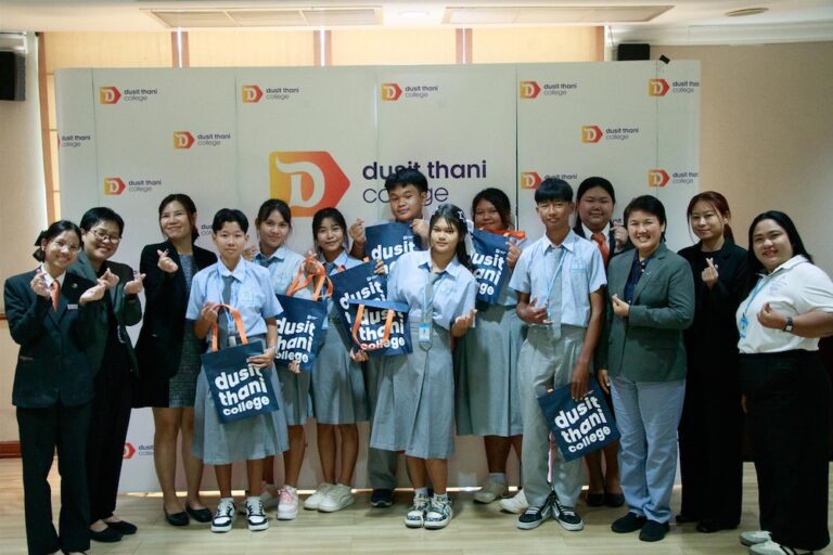 วิทยาลัยดุสิตธานีเปิดรั้วต้อนรับโรงเรียนโบว์มอนท์ร่วมพัฒนา เสริมทักษะเยาวชนผู้ด้อยโอกาส 