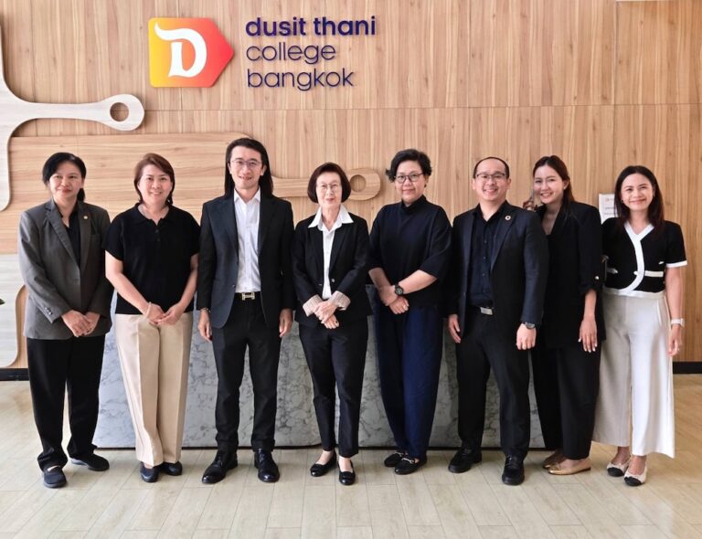 วิทยาลัยดุสิตธานี และ PTT-GC ร่วมหารือความร่วมมือด้านความยั่งยืน ขับเคลื่อนโครงการ “จากครัว… สู่เครื่อง” และการพัฒนาชุมชนสู่อนาคต