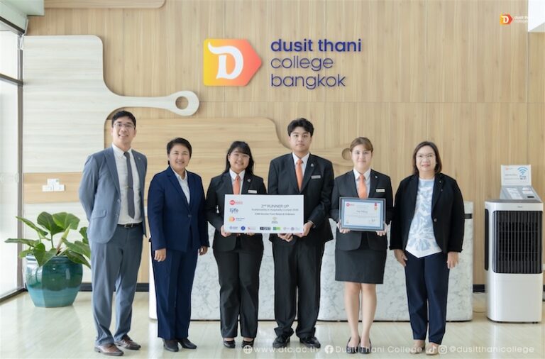 Dusit Thani College students win an international award from The Alliance Network for the second consecutive year