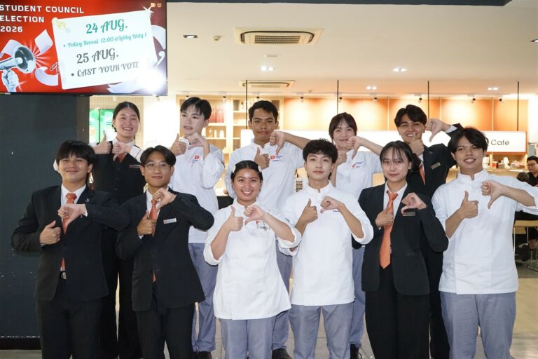 “NEXT CHAPTER’S” เปิดบทใหม่ของพลังนักศึกษาวิทยาลัยดุสิตธานี แถลง 5 นโยบาย พร้อมรับความไว้วางใจ 91%