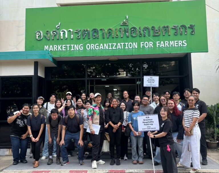 Dusit Thani College Takes International Students on a Gracious Hospitality Learning Journey at Or Tor Kor Market and Blue Elephant Sathorn 