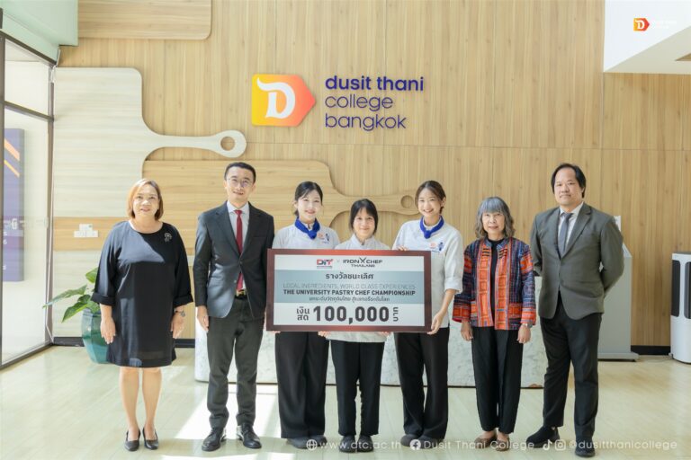 Dusit Thani College Students Win the University Pastry Chef Championship on Iron Chef Thailand 